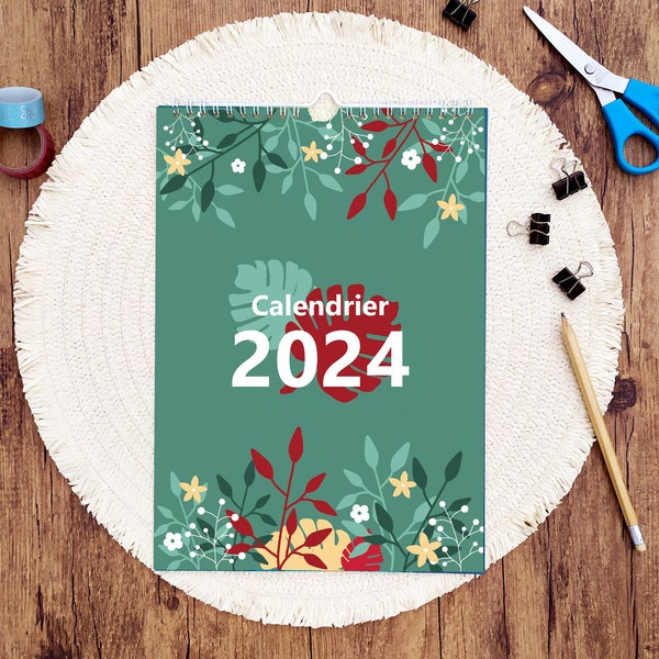 calendrier 2024, format A4