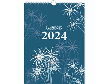 calendrier mural 2024, format A4