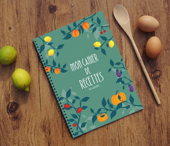 Recipe Book to Fill in Large Format A4 