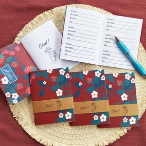 Mini carnet mémo pour mot de passe, A6