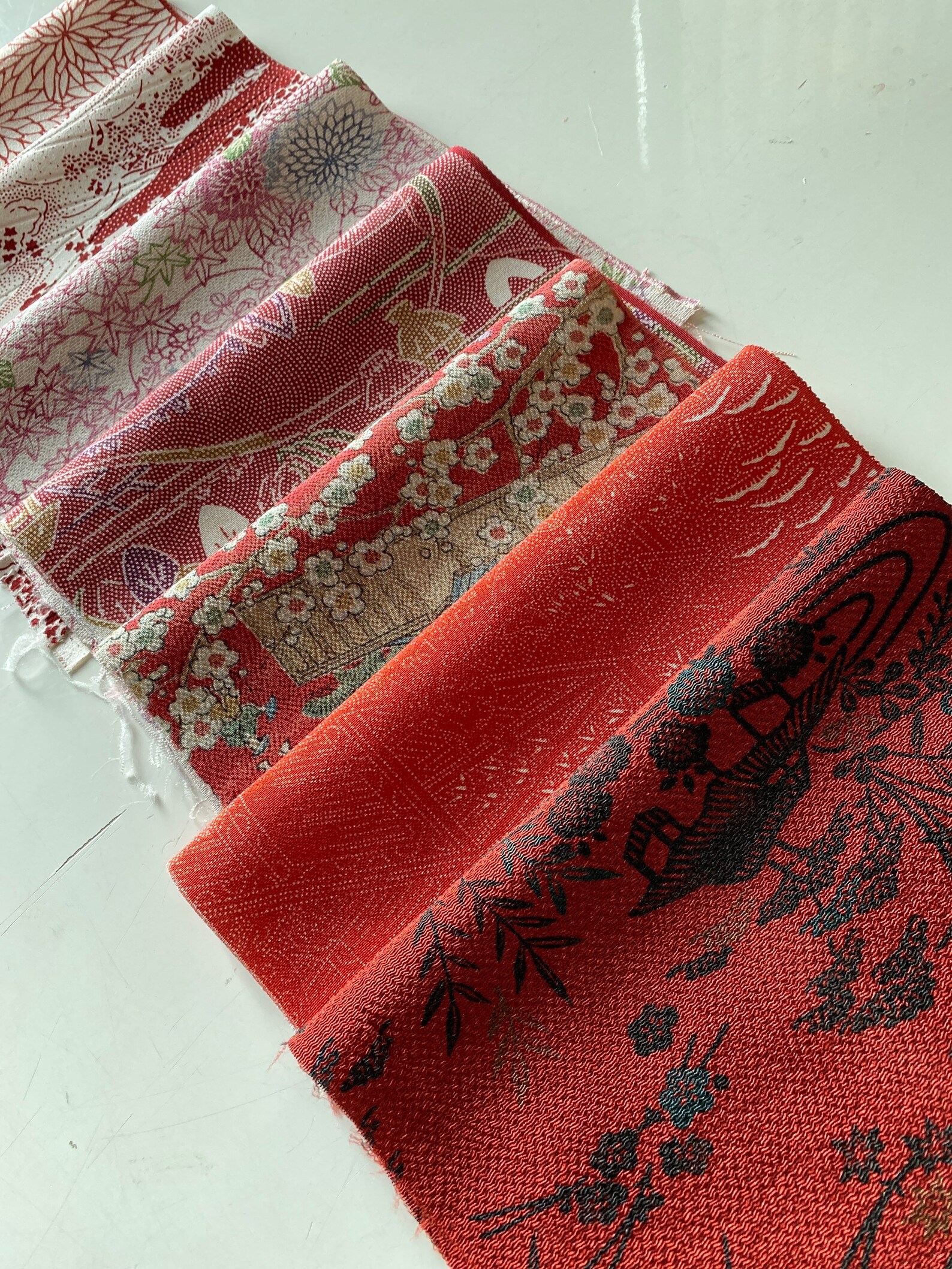 Japanese silk fabric vintage silk fabric silk kimono fabric Etsy