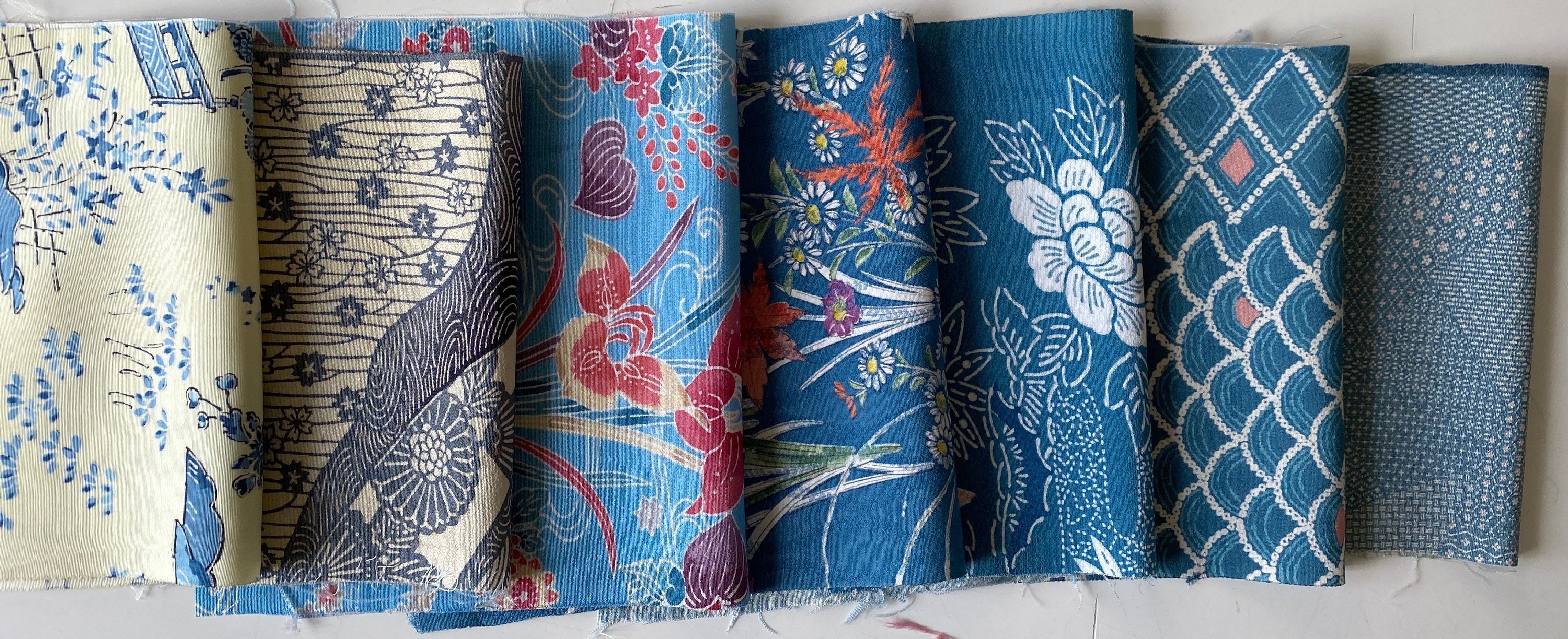 Japanese silk fabric vintage silk fabric silk kimono fabric Etsy