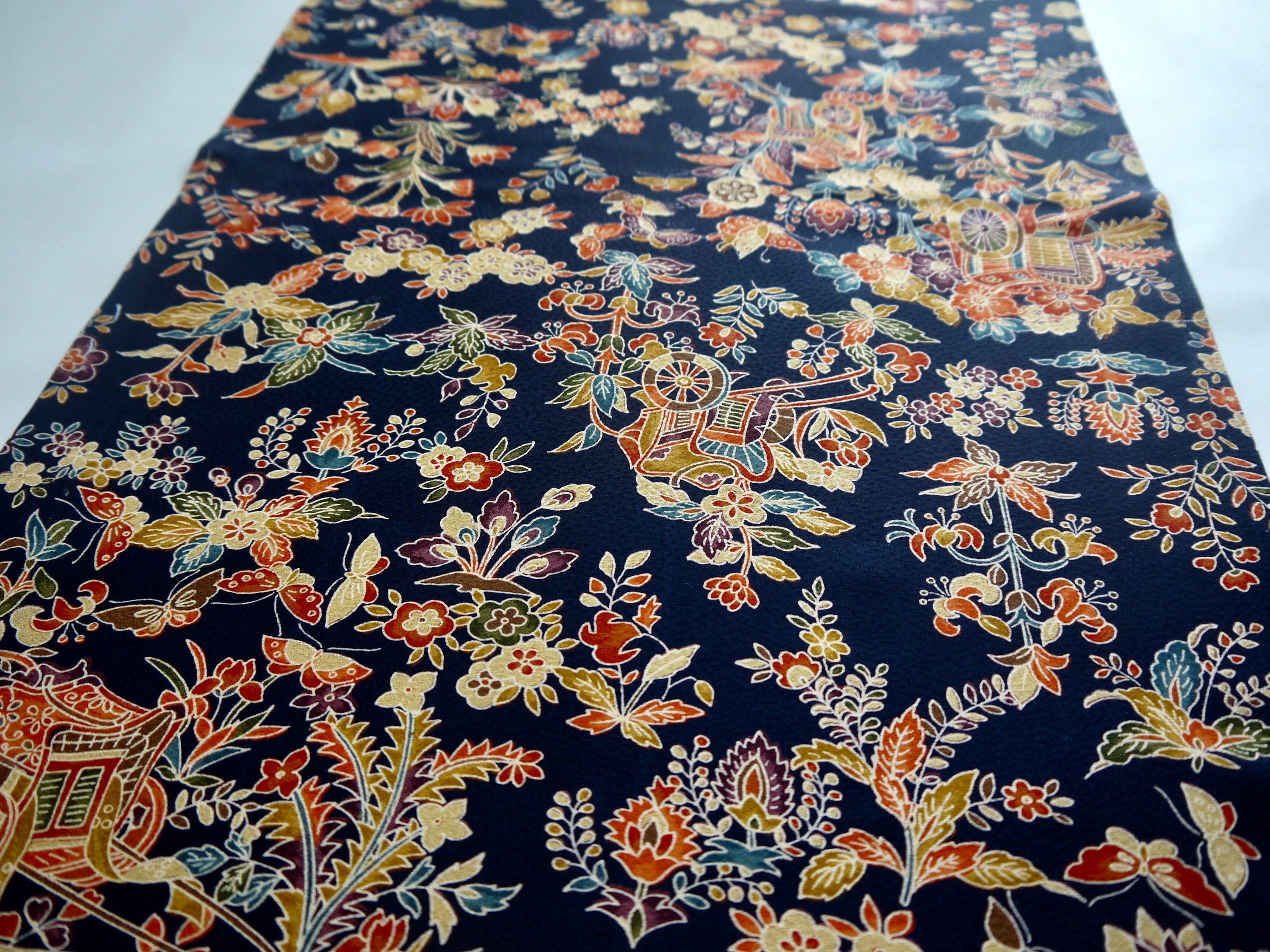 Quilting Fabric Japanese Fabric Silk Fabric Vintage Fabric Etsy