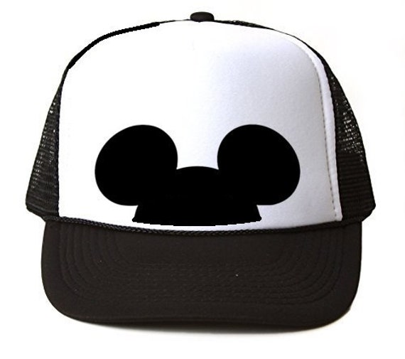 white mickey hat