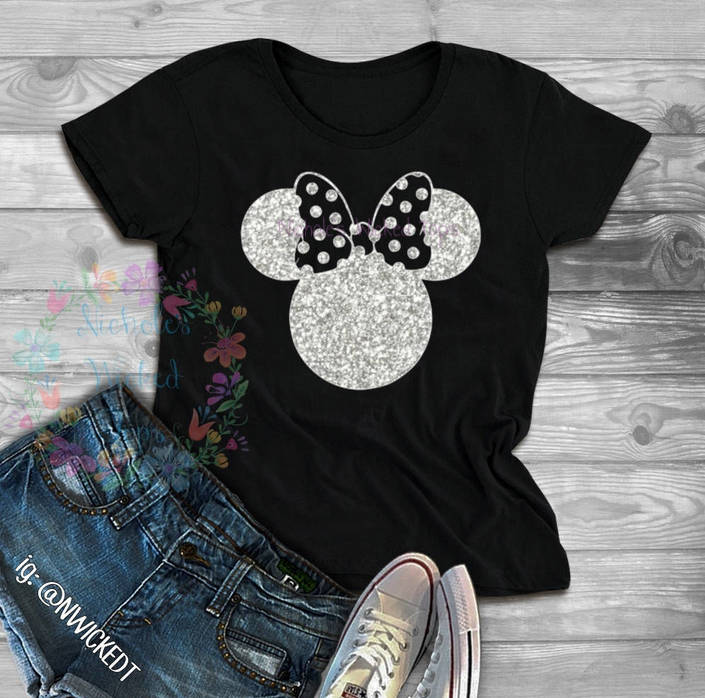 Minnie mouse sequin shirt Clearance