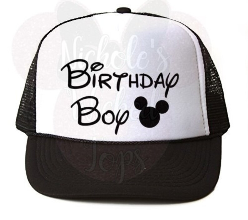 white mickey hat