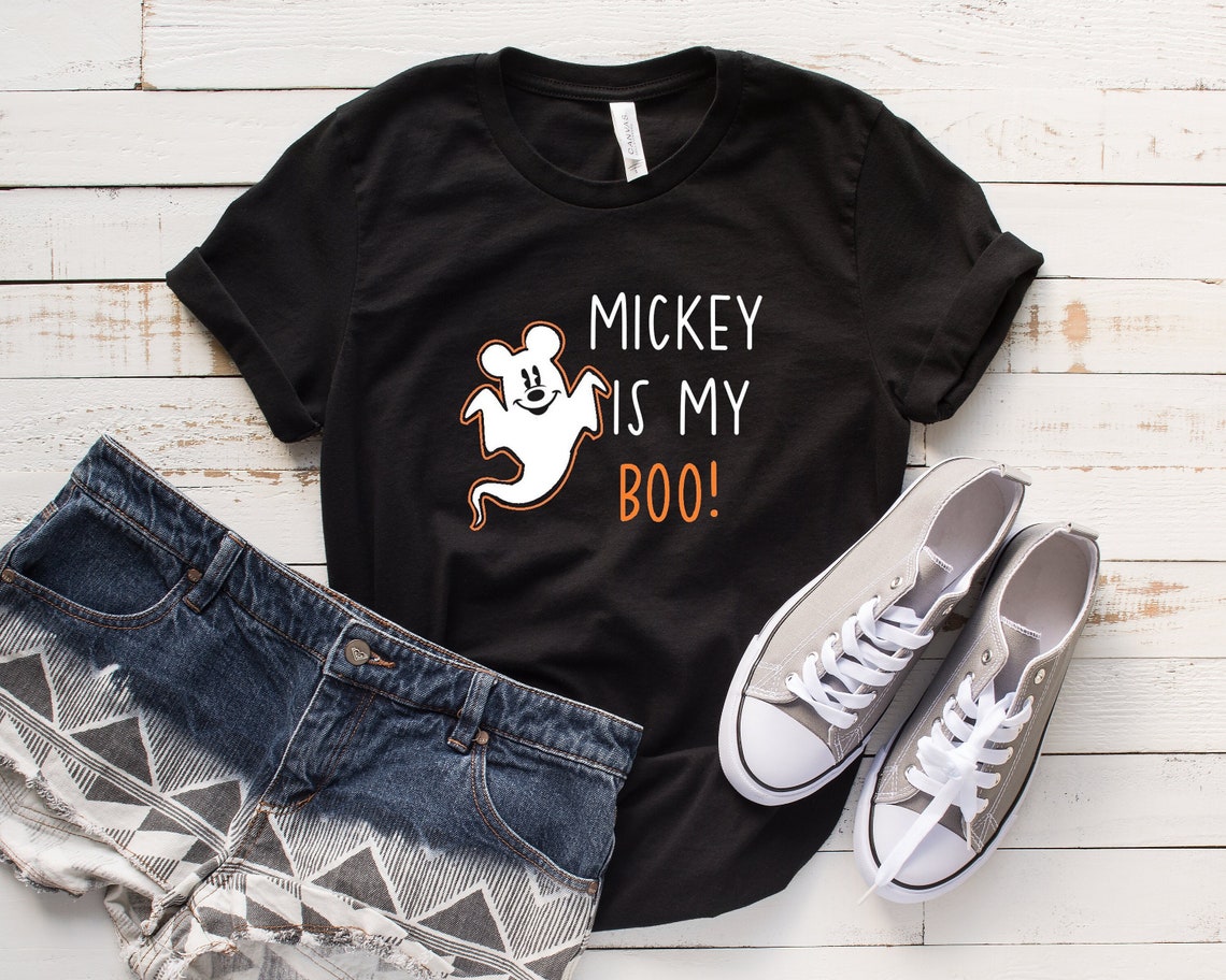 Mickey is my boo // Halloween shirt // Mickey's not so Etsy