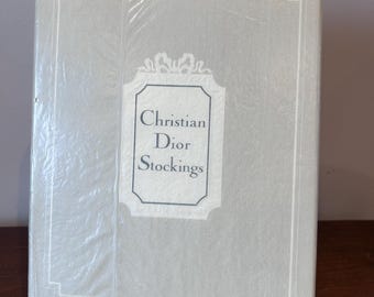 vintage 1970s boxed Christian Dior stockings Cantrece 3 pairs 9.5-10 (uk size 4)