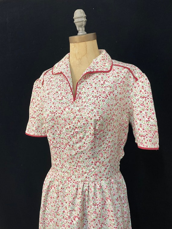 1940s style ditsy floral tea dress size 10/12