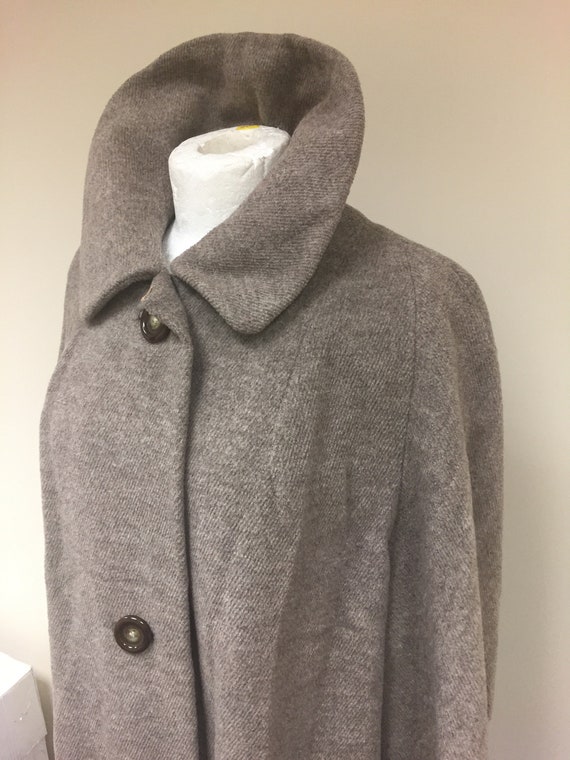 40s Volup grey shopper coat by Rogant size 16