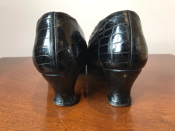 Original 1920s black shoes - image 3