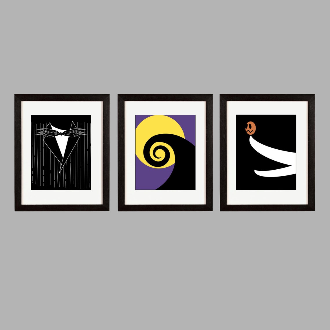 Nightmare Before Christmas Wall Art. Set of 3 Wall Art Etsy
