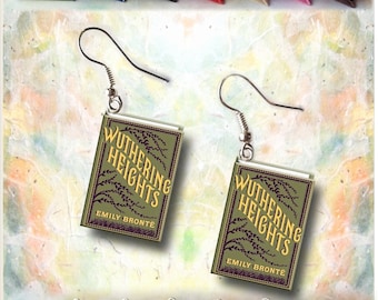 Wuthering Heights - Micro-Mini Book Earrings