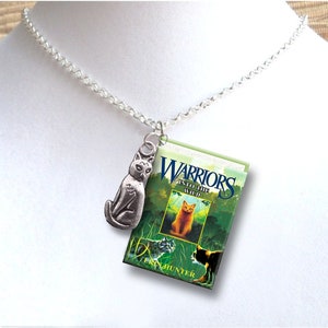 Warriors with Your Choice of Charm - Miniature Book Necklace