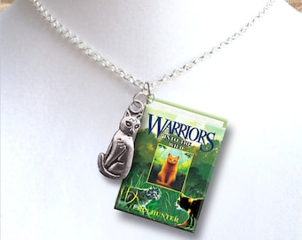 Warriors with Your Choice of Charm - Miniature Book Necklace