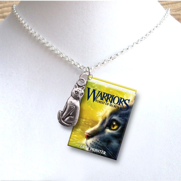 Warriors - Forest of Secrets - with Your Choice of Charm - Miniature Book Necklace