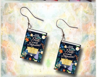 Pride And Prejudice - Micro-Mini Book Earrings