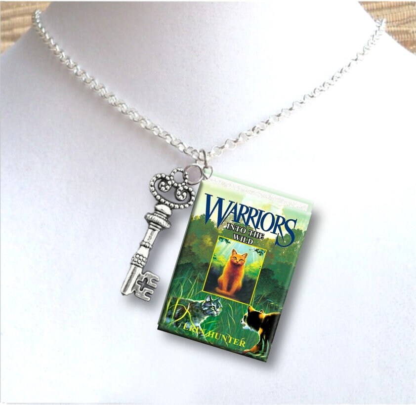 Warriors with Your Choice of Charm - Miniature Book Necklace