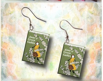 Anne Of Green Gables - Micro-Mini Book Earrings