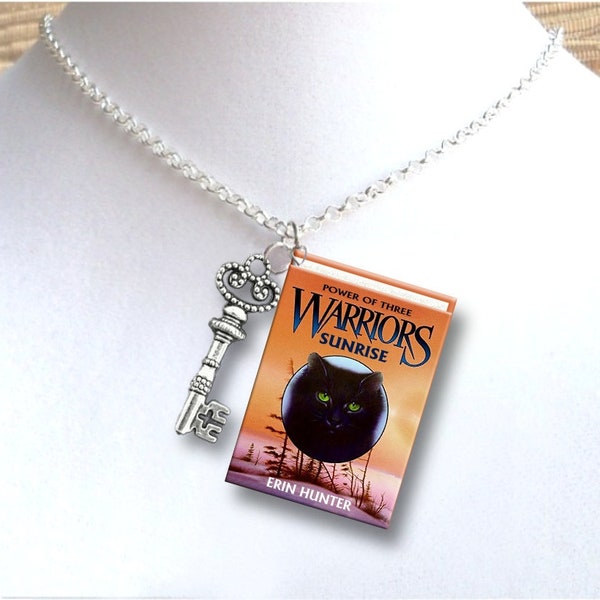 Warriors - SUNRISE - with Your Choice of Charm - Miniature Book Necklace