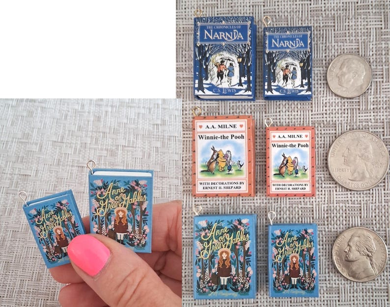 Sherlock Holmes - With Your Choice of Charm - Miniature Book Necklace image 5