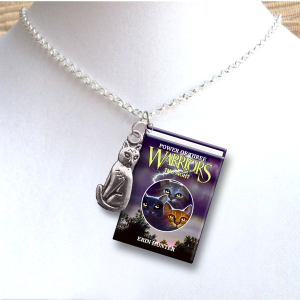 Warriors - The Sight - with Your Choice of Charm - Miniature Book Necklace