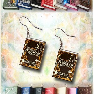 Sherlock Holmes - Micro-Mini Book Earrings