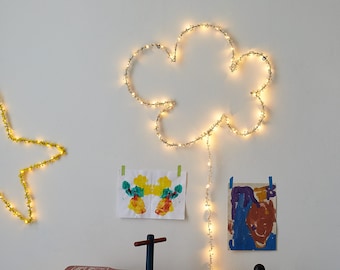 Giant Cloud Night Light | Nursery Lighting | Cloud Nursery Wall Light | Kids Room Decor