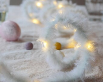 Fluffy Fairy Lights, Easter Decorations