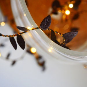 Fall Leaf Fairy Lights | Autumn String Lights | Rustic Wedding Decorations | Table Decorations | LED Lights