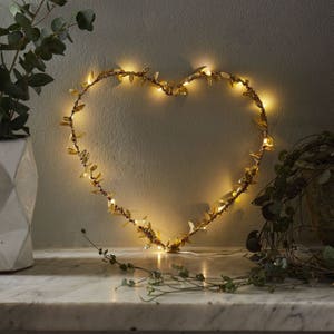 Gold Leaf Fairy Lights Wedding Table Decorations Wedding String Lights Christmas Table Lights image 9