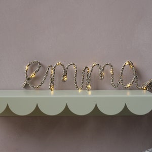 Personalised Leopard Print Name in Lights Personalised Gift for Teen Name Light Personalised Name Light image 7