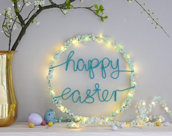 Happy Easter Light-up Wreath