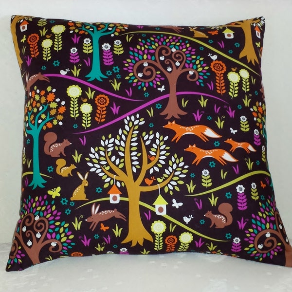 Norwegian Woods Print Cushion Pillow