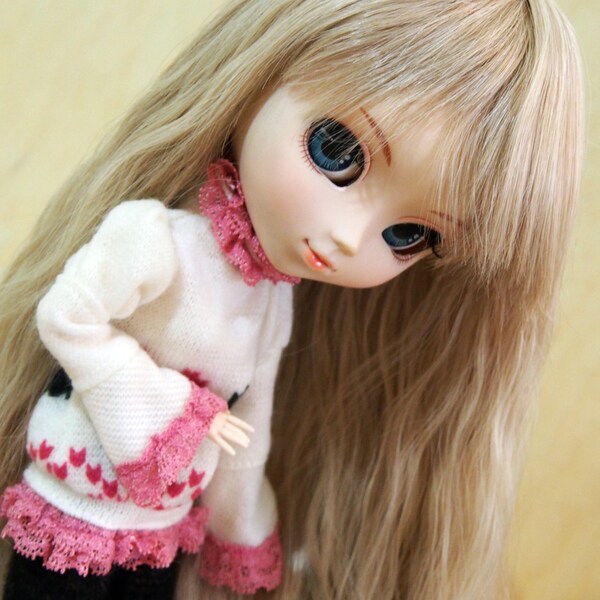 TMW-44 Pullip Doll hitzebeständige Faser Perücke BJD 1/3