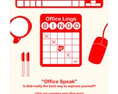 items similar to office lingo bingo play against your coworkers office jargon bingo