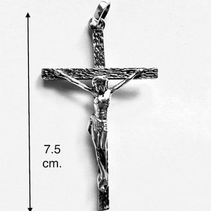 Heavy 925 Sterling Silver Crucifix Pendant Necklace – Choose 16-22 Inch Chain