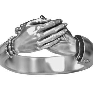 Freimaurer Sterling Silber 925 Ring Alter Stil Handgefertigt -Alle Größen