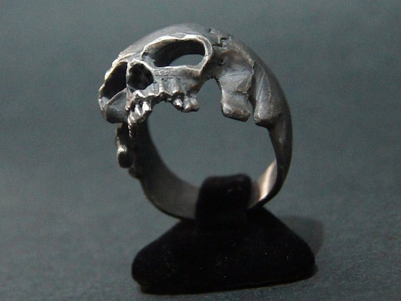New Masonic Skull Ring Men Sterling Silver Freemason Freimaurer Handmade All Sz New Masonic Skull Ring Men Sterling Silver Freemason Freimaurer Handmade All Sz