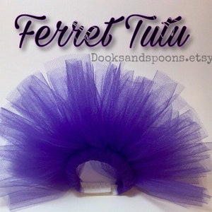 Ferret Tutu, Ferret Outfit, Ferret Costume, Crazy Ferret Lady, Ferret Lover Gift, Colorful Pet Tutu, Small Animal Tutu,  Pet Photo Prop