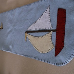 Large Sailboat Table Runner