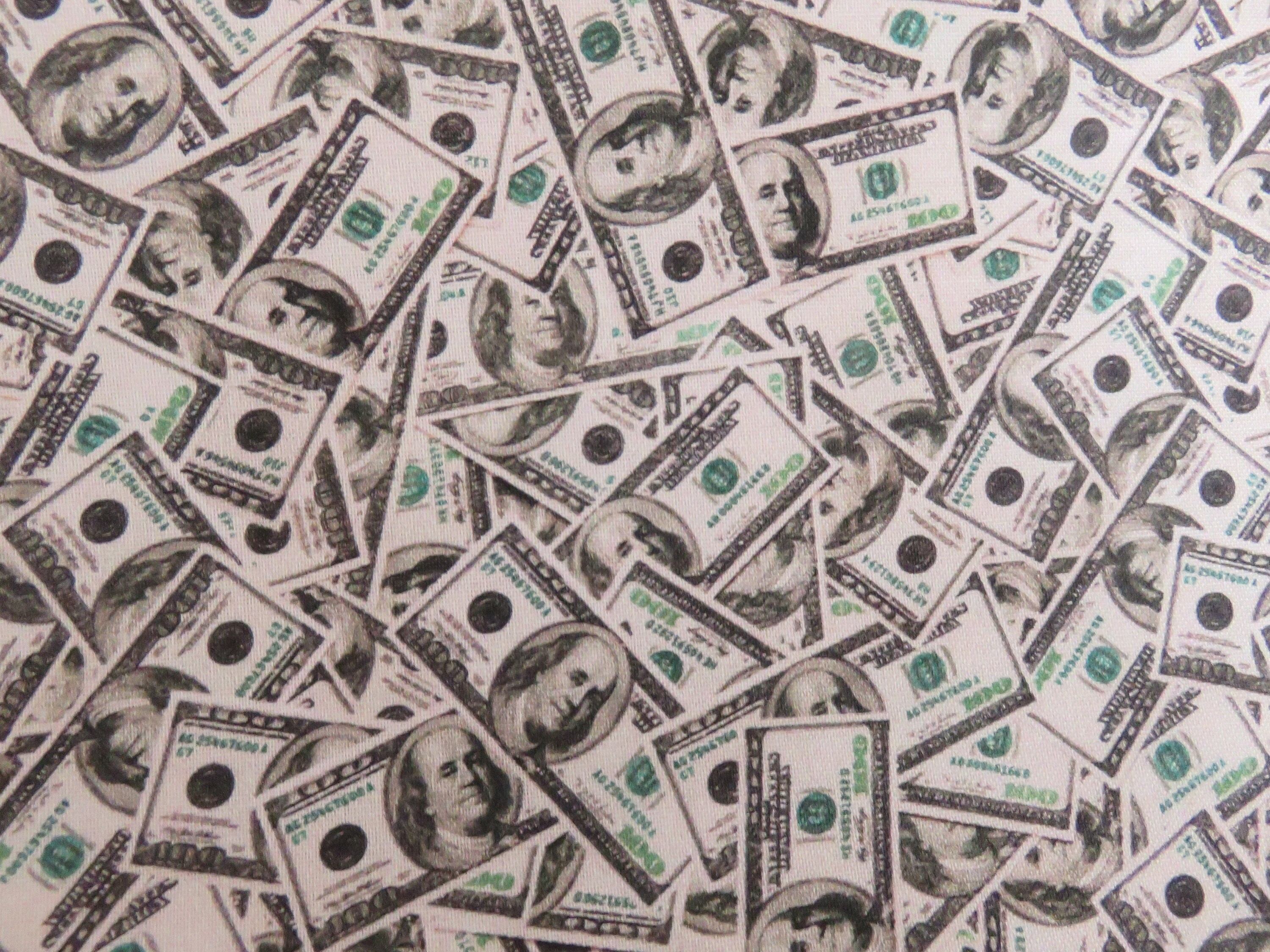 Money Money cotton fabric sold by the yard 100 dollar Etsy España