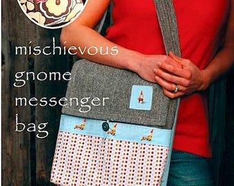 Mischievous Gnome Messenger Bag Sewing Pattern - Sew Liberated