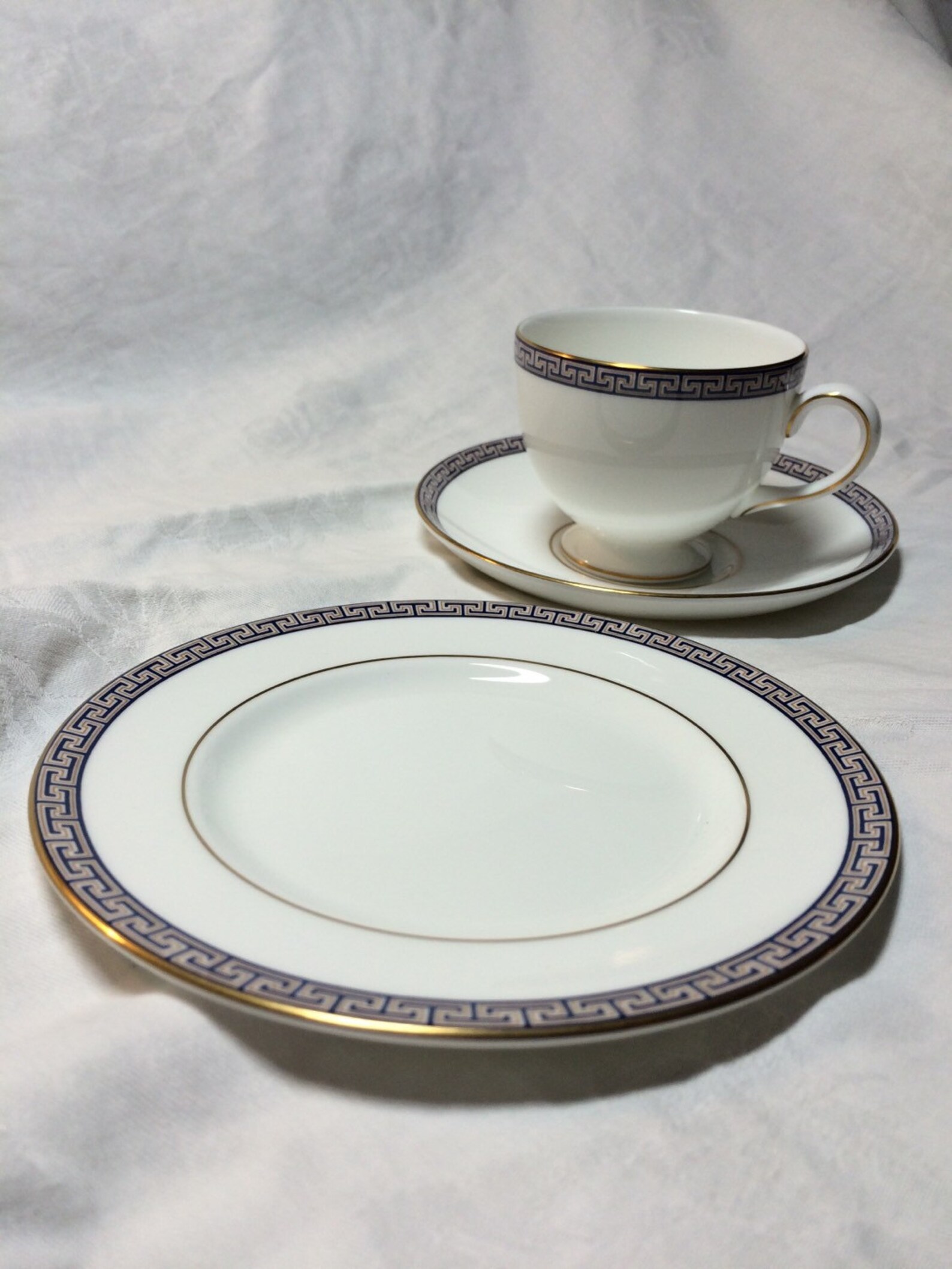 Wedgwood Palatia Bone China 3 Piece Set Etsy