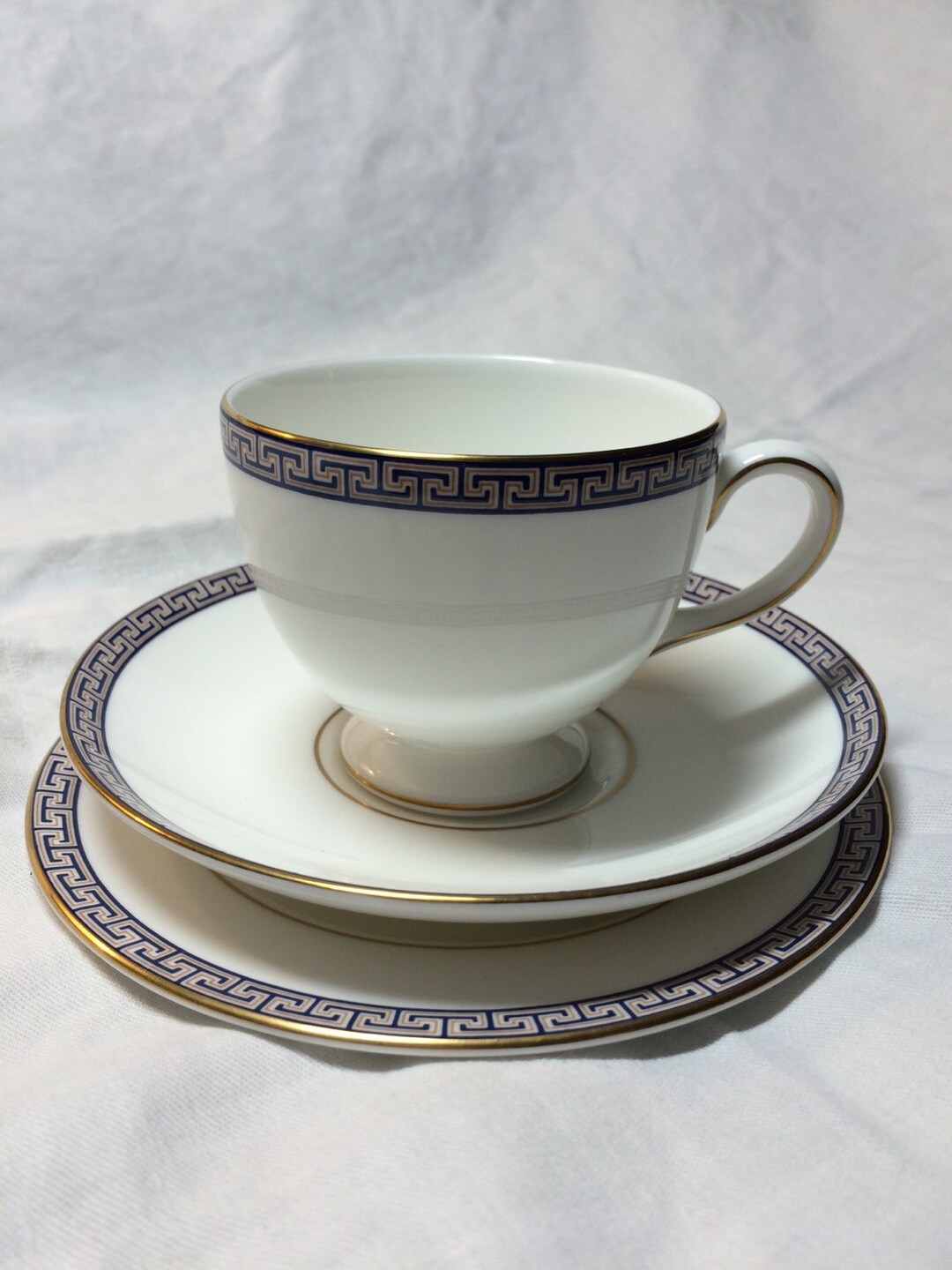Wedgwood Palatia Bone China 3 Piece Set Etsy