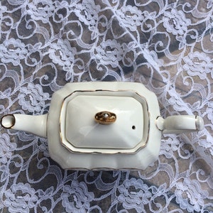 Sadler Floral Rectangle Teapot - Etsy