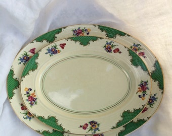 Booths Ribstone Ware Platters 1930's