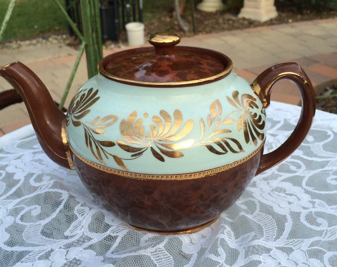 Sadler Brown Teapot Etsy
