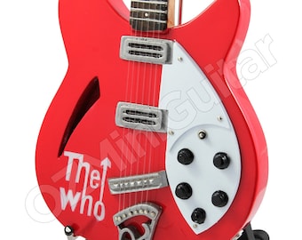 Guitarra miniatura Pete Townshend THE WHO Roja