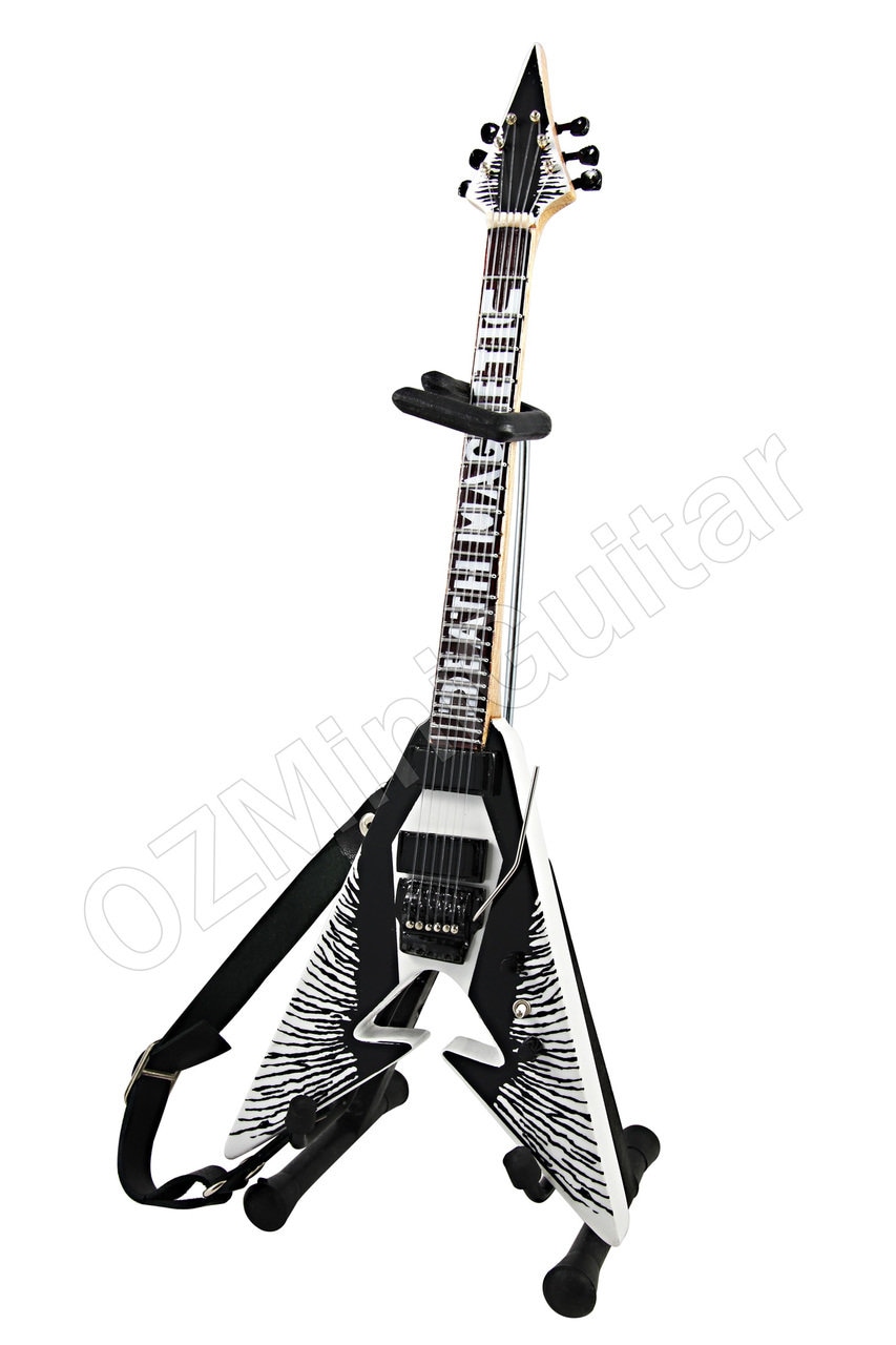 Miniature Guitar Kirk Hammett Metallica DEATH MAGNETIC V - Etsy
